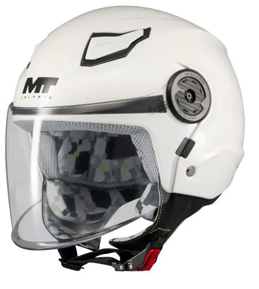 Casco Infantil MT Lite Pure A0 Blanco brillo