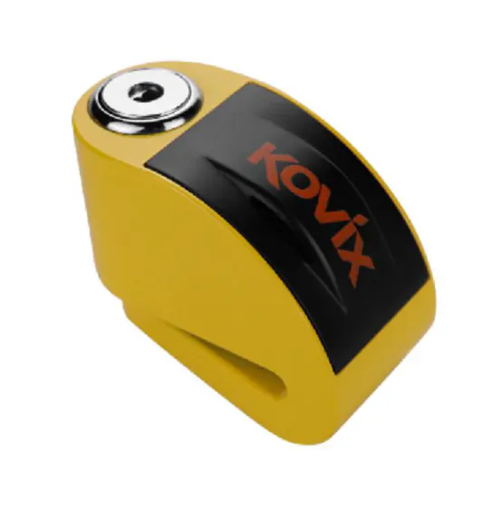 Antirrobo disco Alarma KT6 Kovix 6mm Amarillo