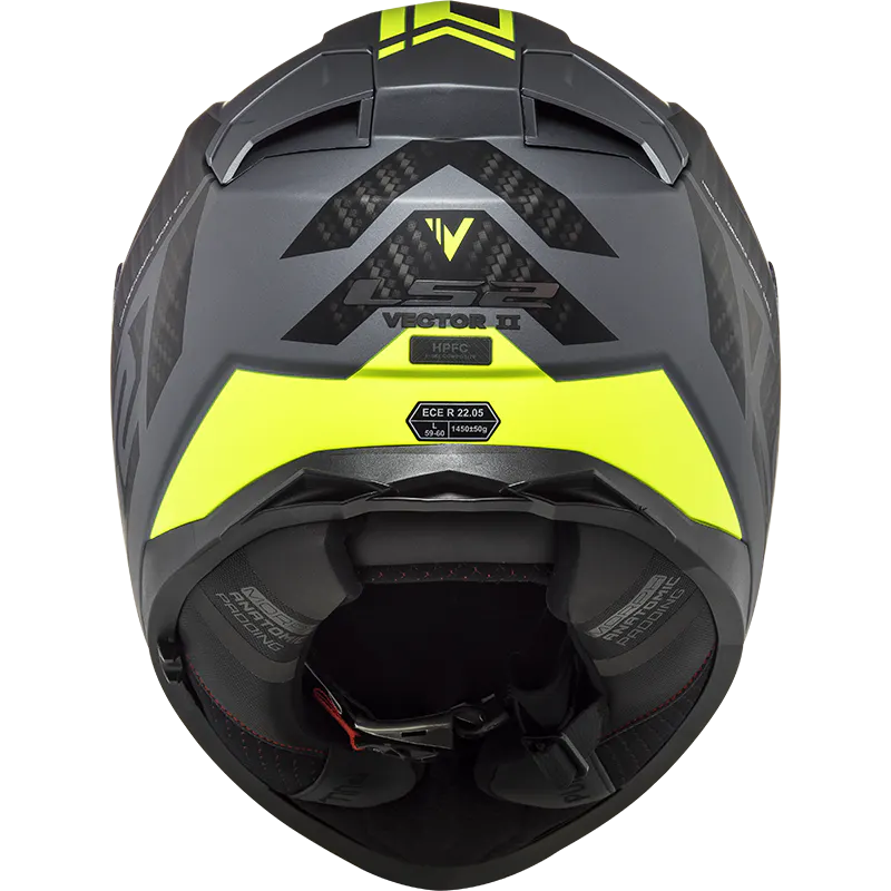 FF811 VECTOR II SPLITTER MATT TITANIUM HI VIS YELLOW 3