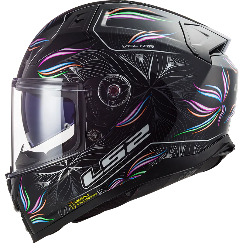 FF811 VECTOR II TROPICAL BLACK WHITE 4