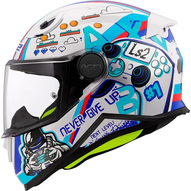 Casco LS2 FF812 Kid Next Level Blanco brillo