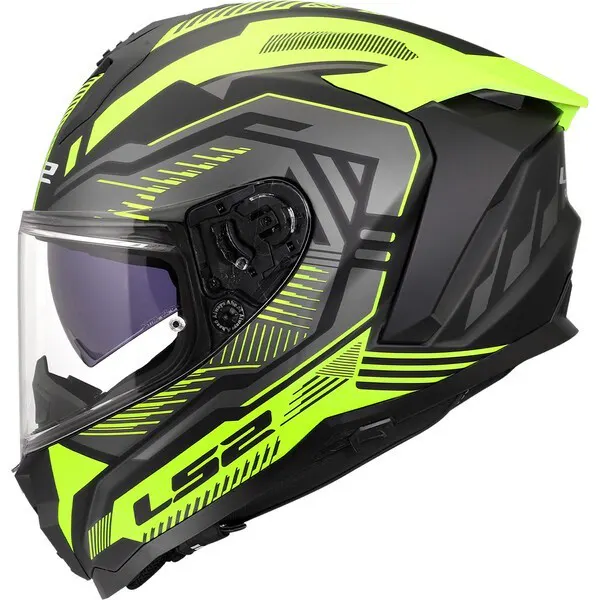 Casco LS2 FF817 Challenger II Dravix Amarillo