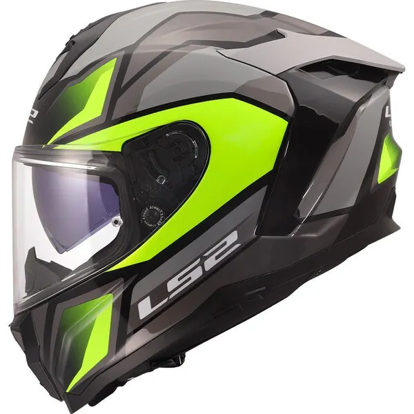 Casco LS2 FF817 Challenger II Viper Gris/Amarillo