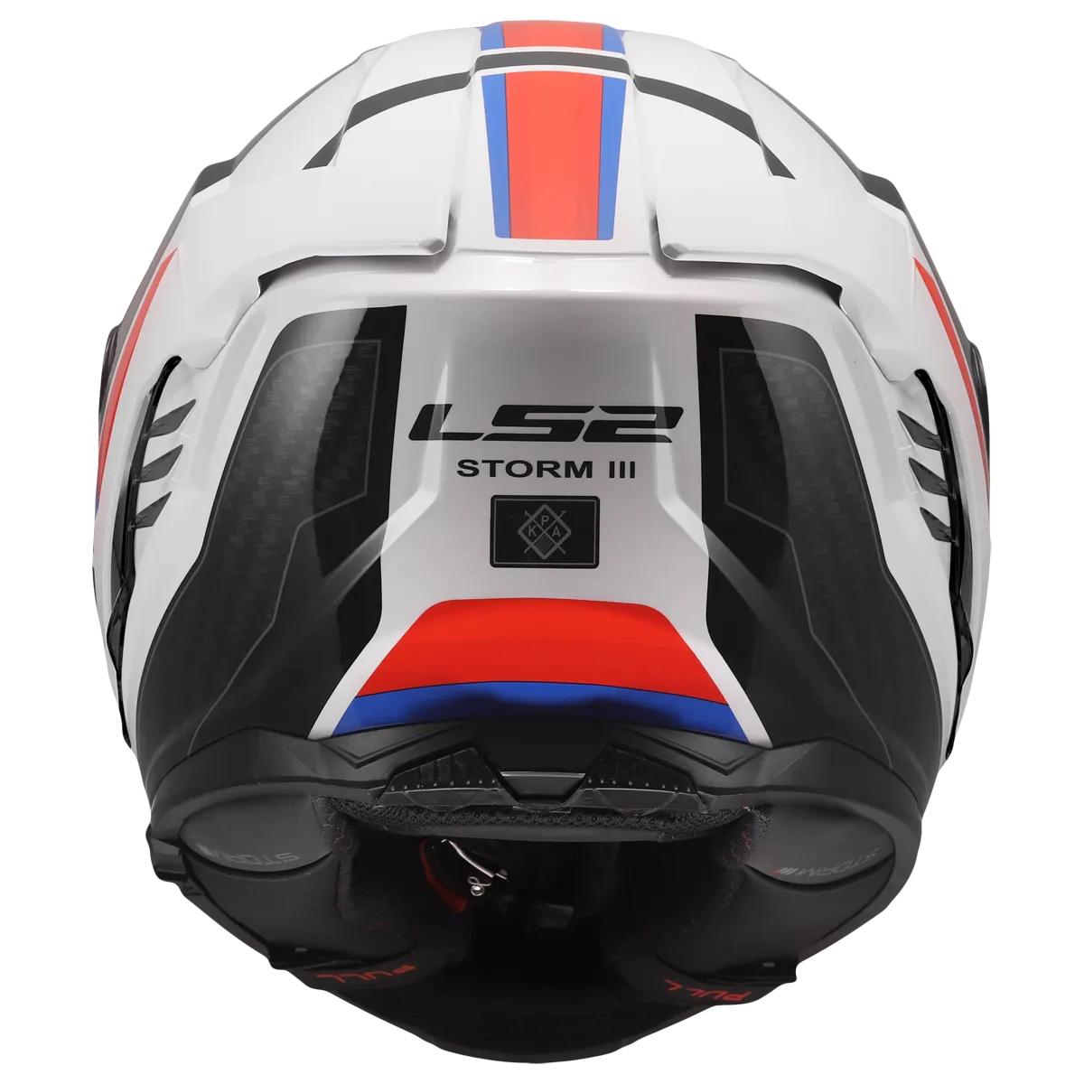 FF818 STORM III SPORTY WHITE BLUE RED 3