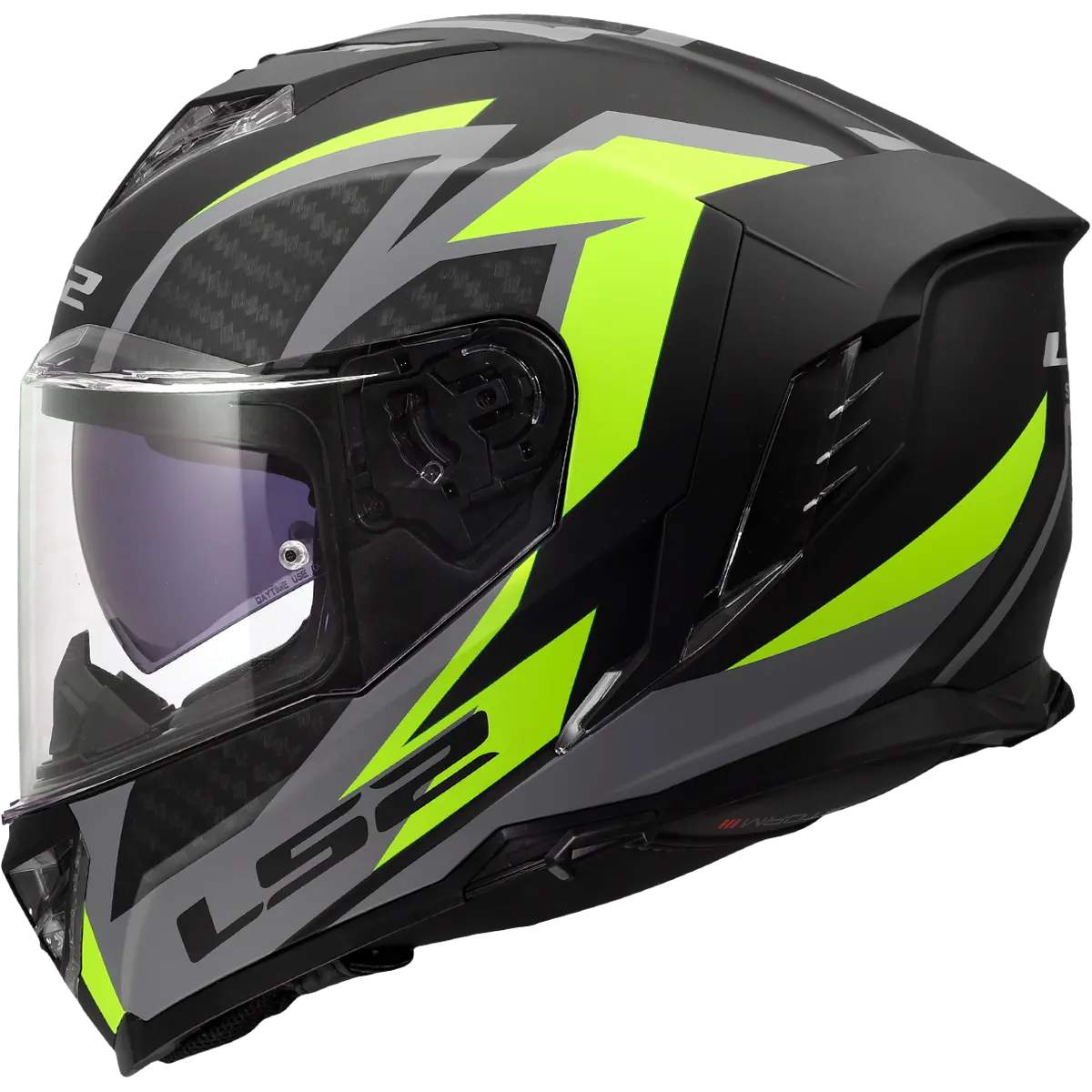 Casco LS2 FF818 Storm III Dynamo Negro/Amarillo mate