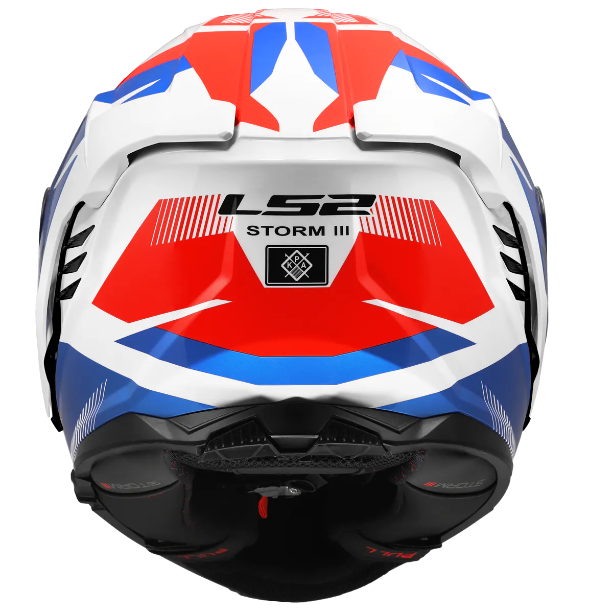 FF818 STORM III KOMAI WHITE BLUE RED 3