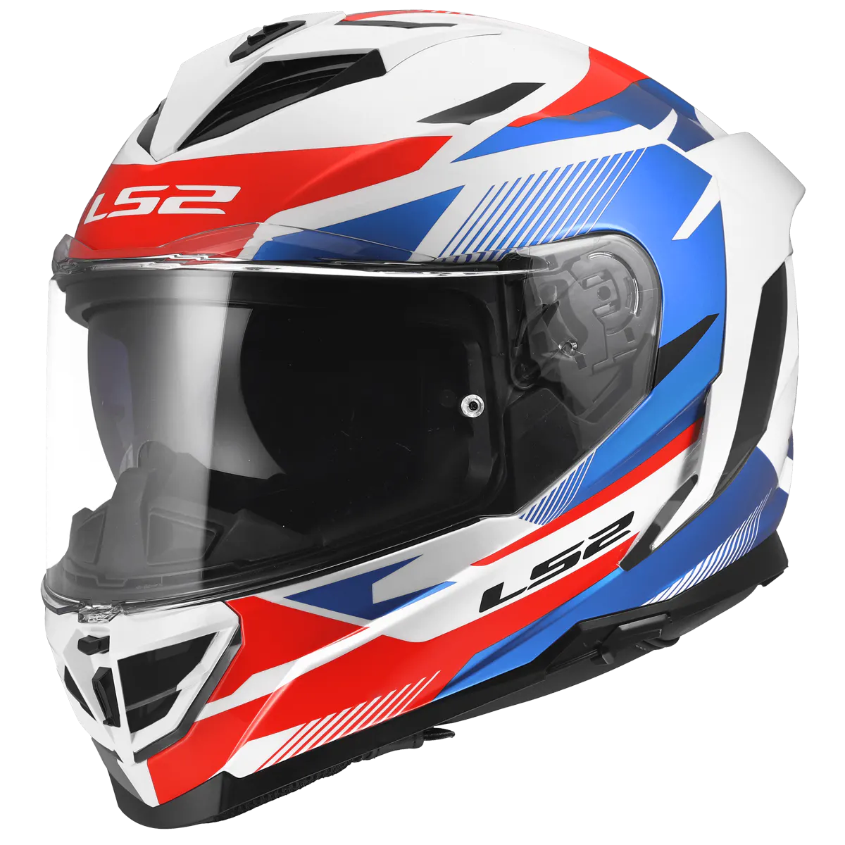 FF818 STORM III KOMAI WHITE BLUE RED