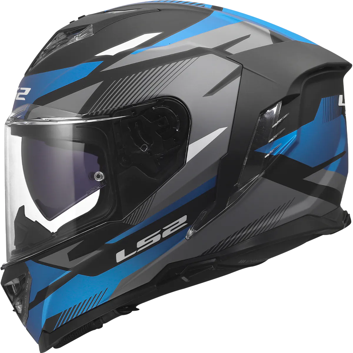 Casco LS2 FF818 Storm III Komai Negro/Azul mate