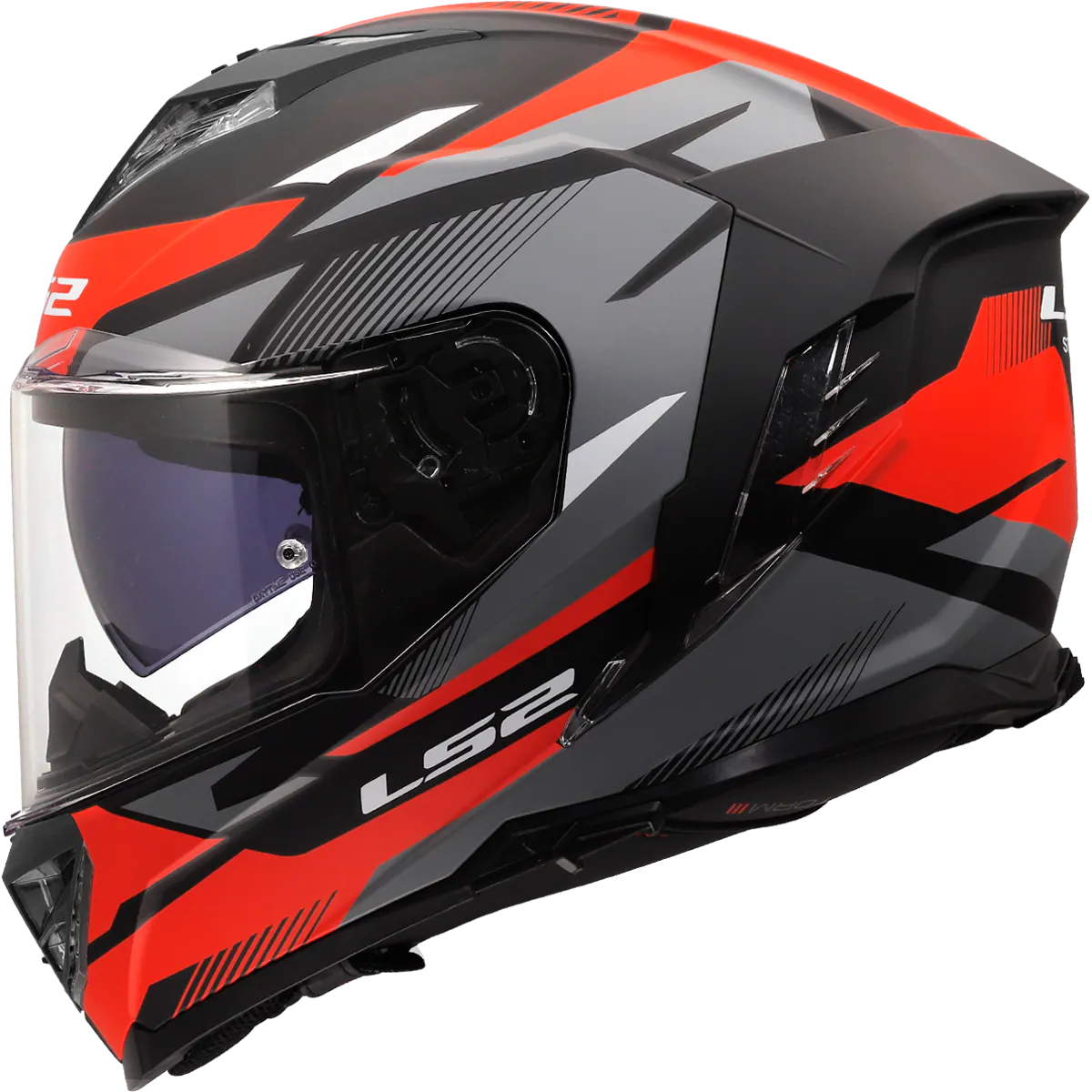 Casco LS2 FF818 Storm III Komai Negro/Rojo mate