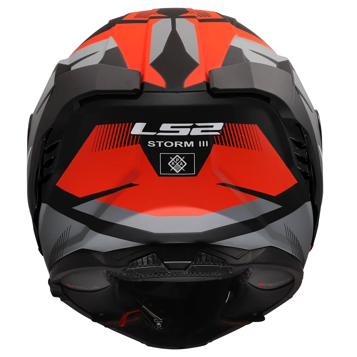 FF818 STORM III KOMAI BLACK RED 3