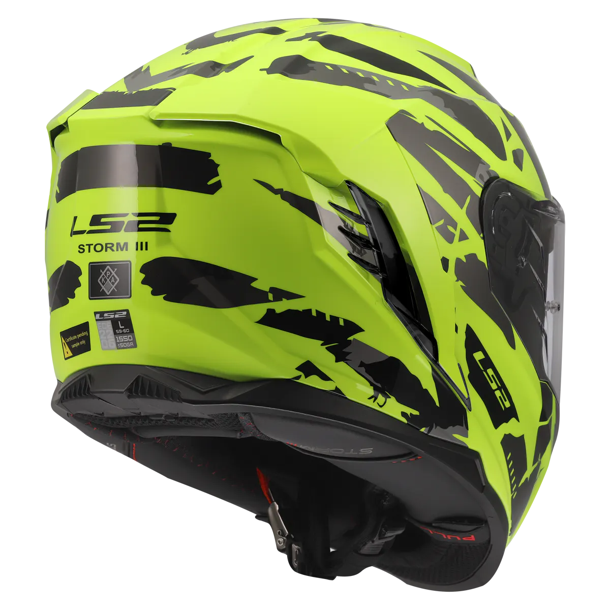 FF818 STORM III KAOS HI VIS YELLOW 4