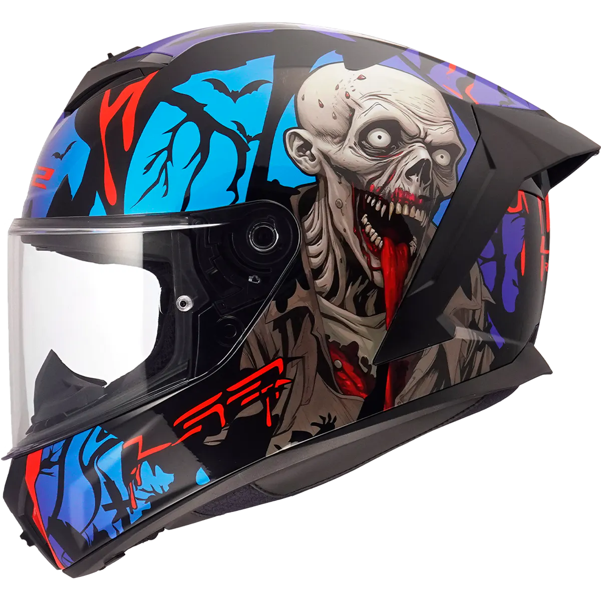 FF820 RAPID III ZOMBIE II BLACK RED BLUE