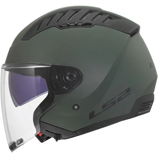 Casco LS2 OF600 Copter II Verde Militar mate