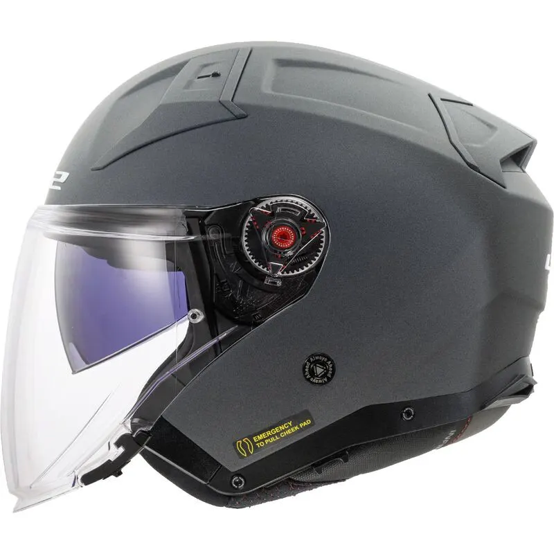 Casco LS2 OF603 Infinity II Concrete mate