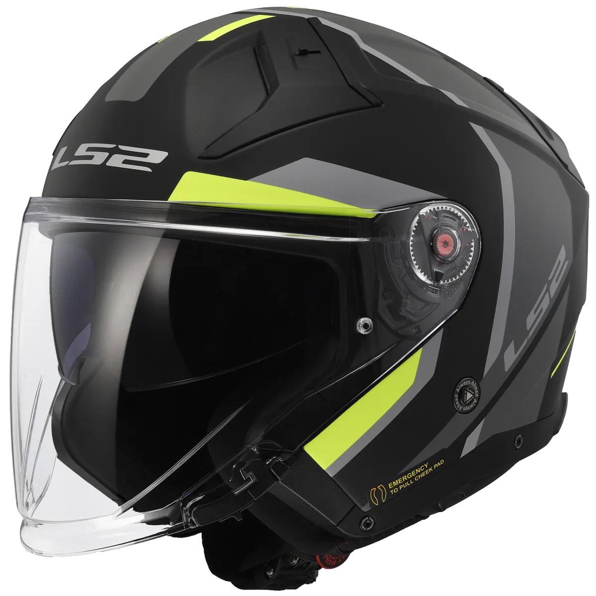 OF603 INFINITY II FOCUS MATT BLACK HI VIS YELLOW