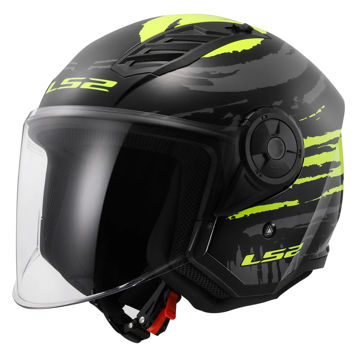 OF616 AIRFLOW II BRUSH BLACK HI VIS YELLOW