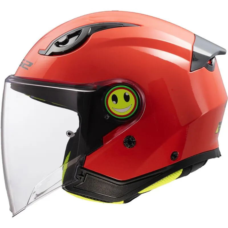 Casco LS2 OF622 Funny II Rojo brillo