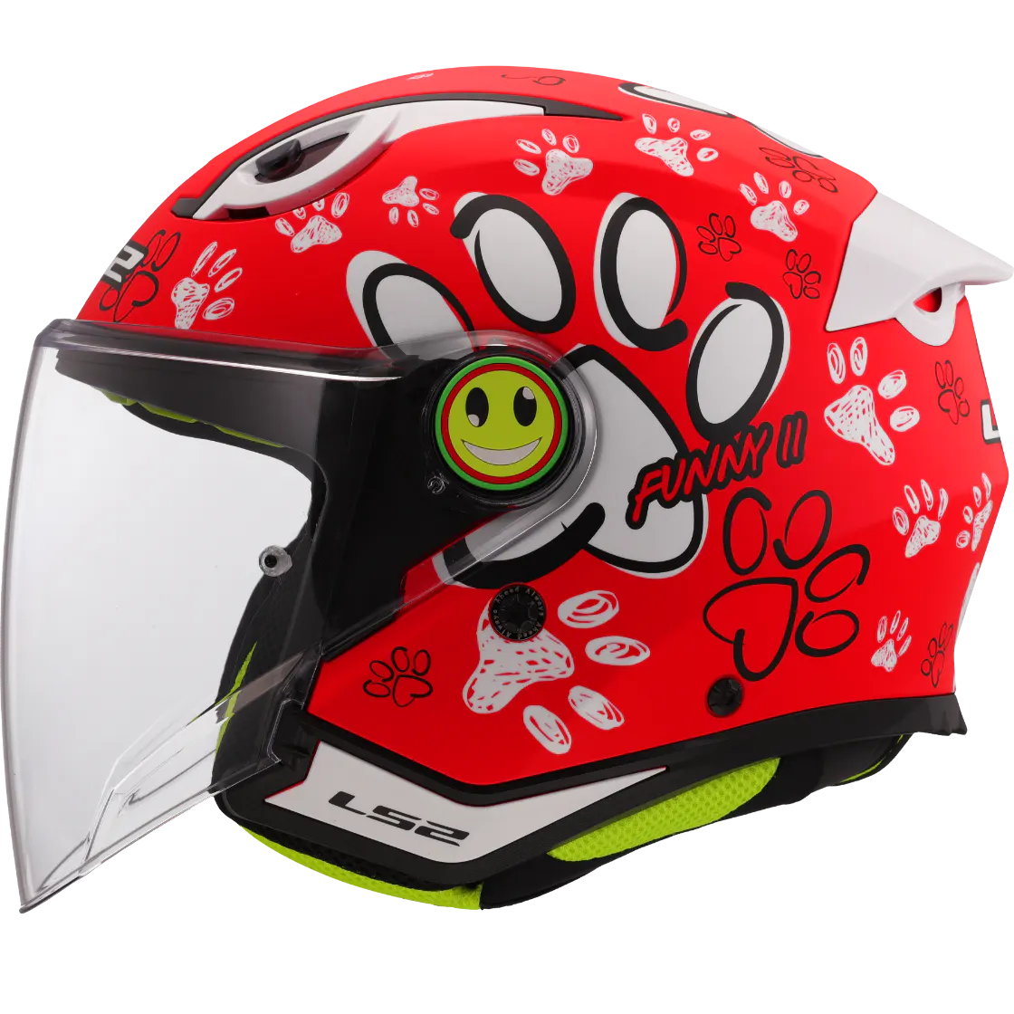 OF622 FUNNY II PAWS RED