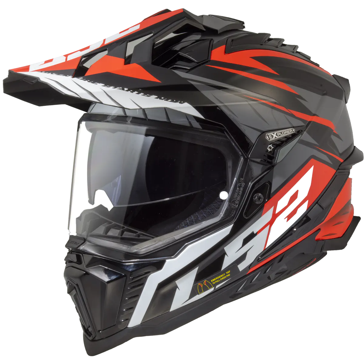 MX701 EXPLORER SPIRE BLACK TITANIUM RED