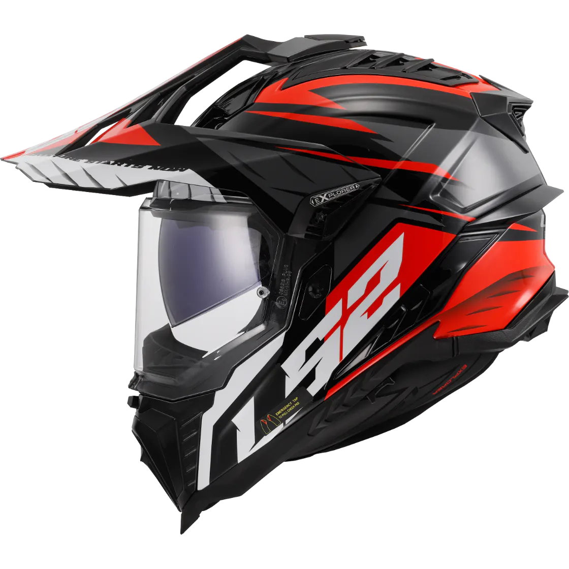 MX701 EXPLORER SPIRE BLACK TITANIUM RED 2