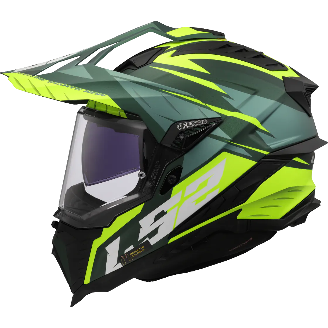 MX701 EXPLORER SPIRE GREEN HI VIS YELLOW