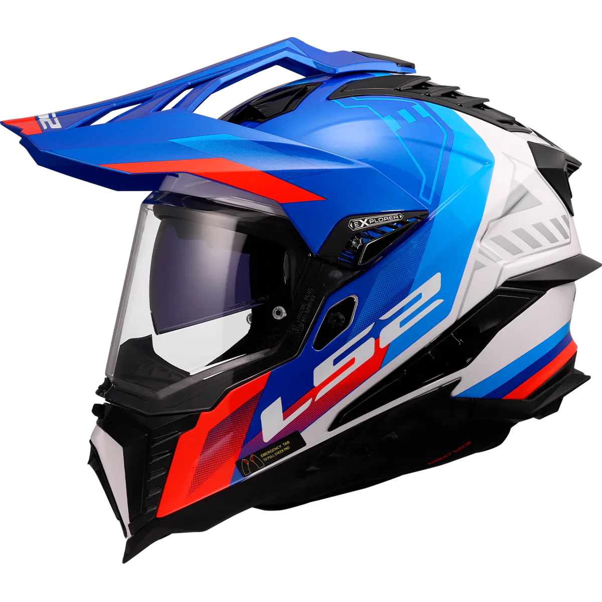 MX701 EXPLORER HEXA WHITE BLUE RED