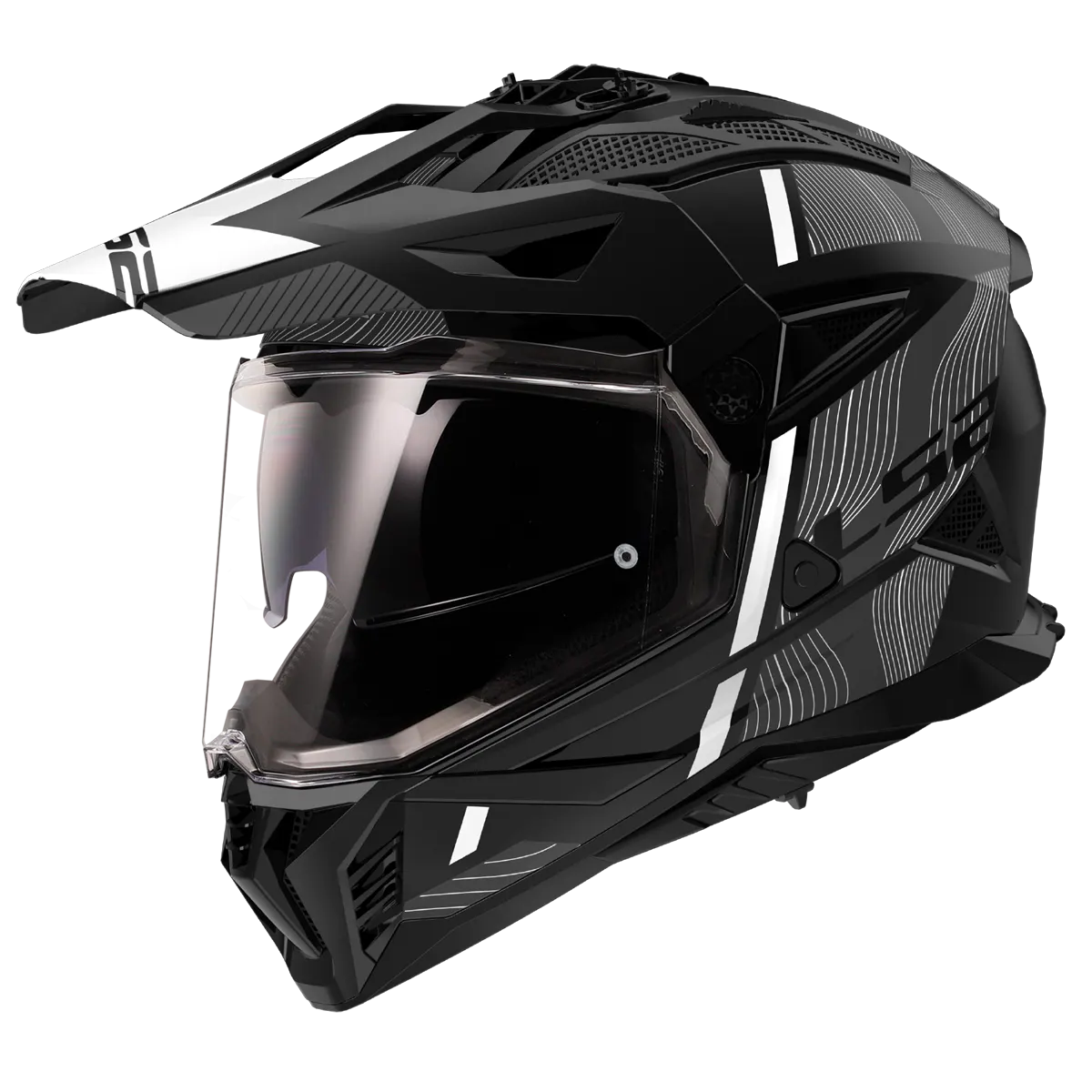 MX702 PIONEER II HILL MATT BLACK WHITE