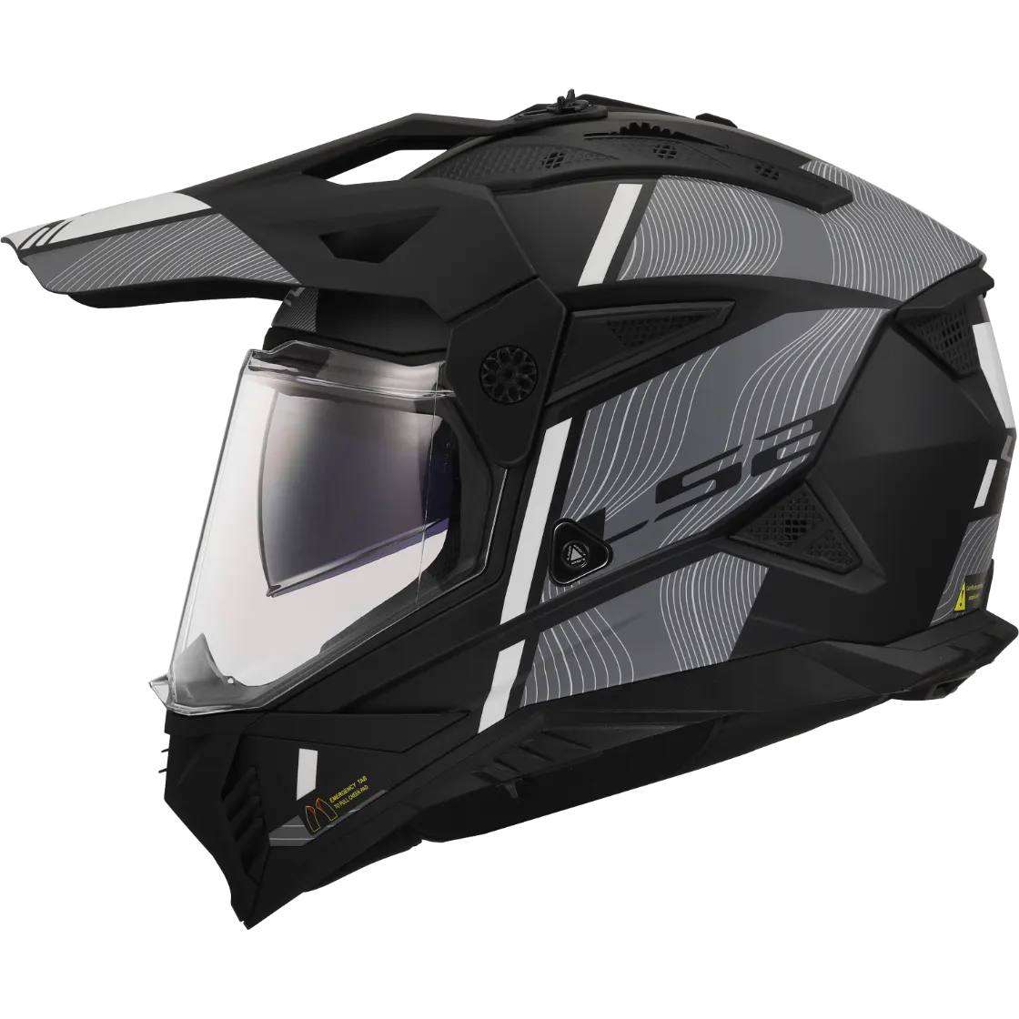 MX702 PIONEER II HILL MATT BLACK WHITE 2