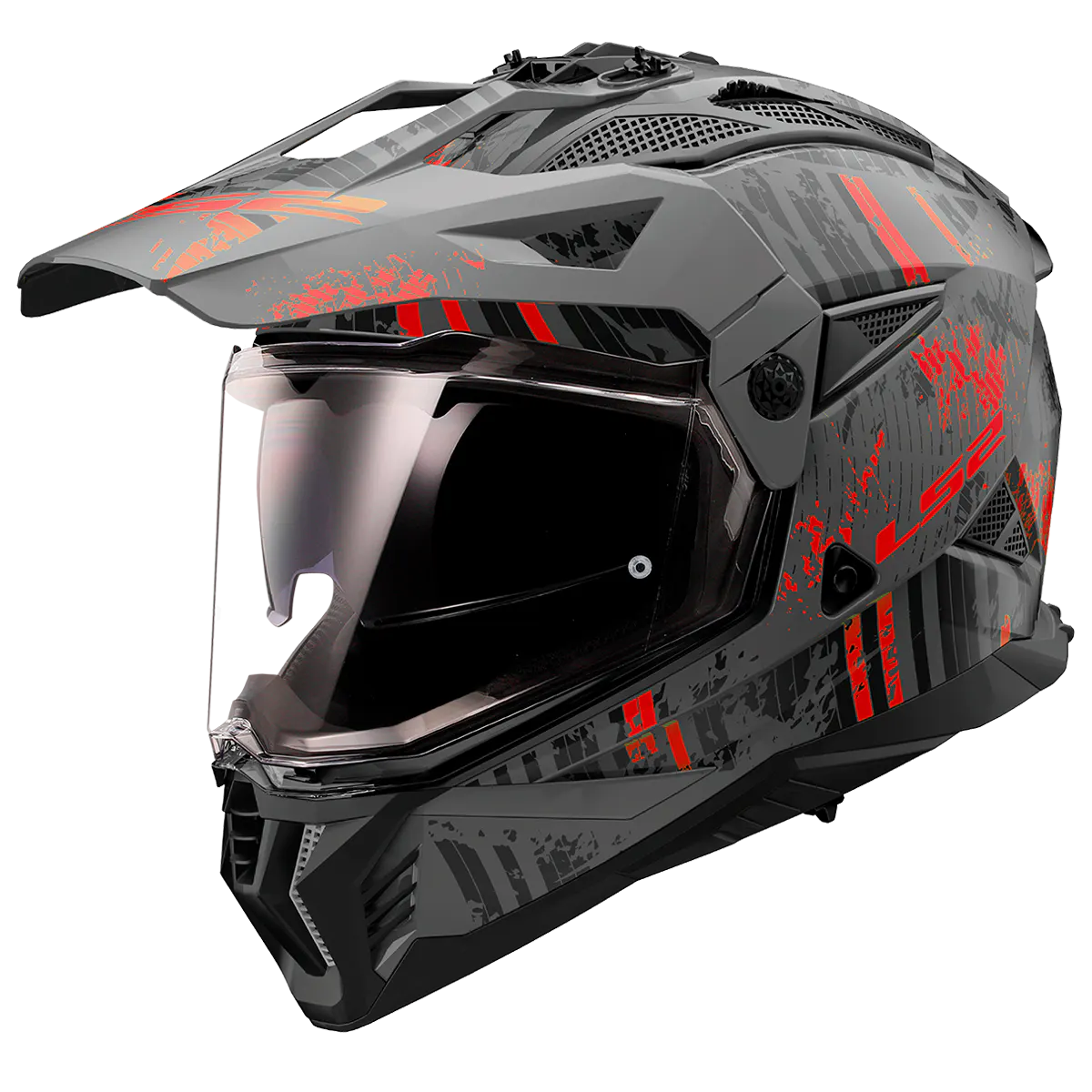 MX702 PIONEER II CRAZY BLACK RED MATT BLACK RED