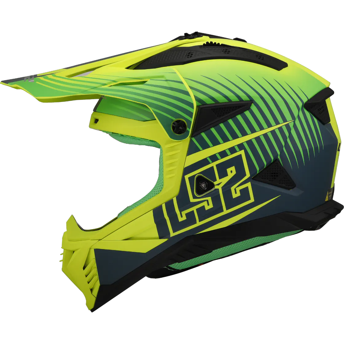 MX708 FAST II DUCK MATT HI VIS GREEN HI VIS YELL 2