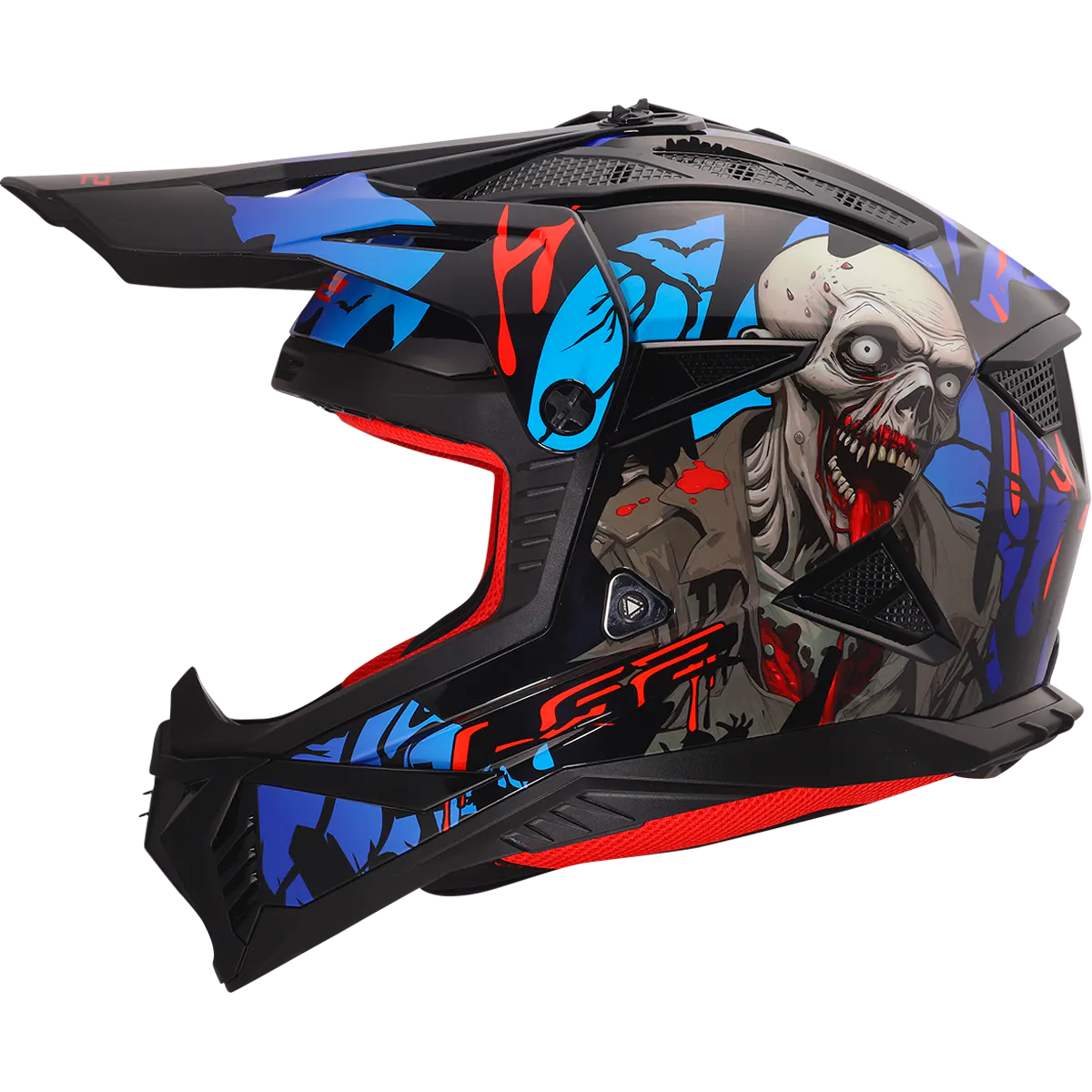 MX708 FAST II ZOMBIE II BLACK RED BLUE