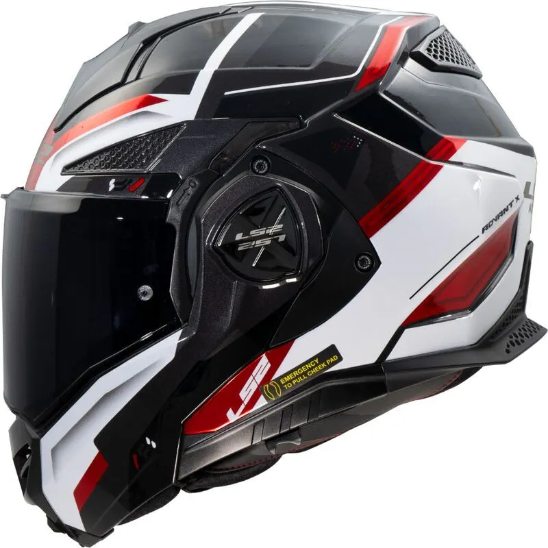 Casco LS2 FF901 Advant X Spectrum Blanco/Rojo