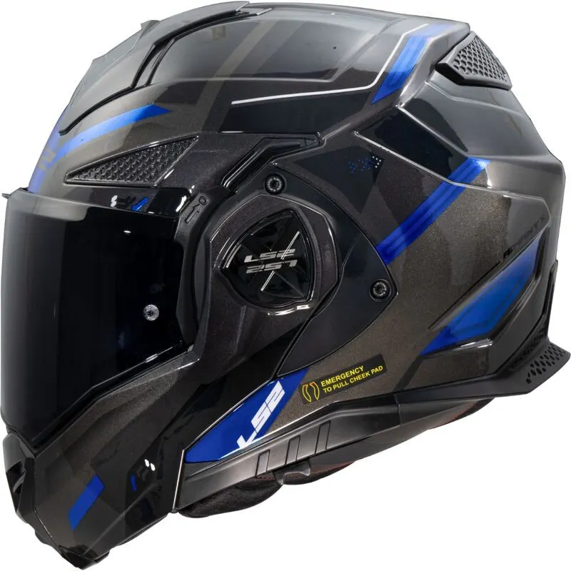Casco LS2 FF901 Advant X Spectrum Titanio/Azul