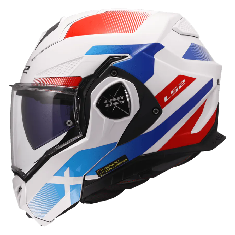 Casco LS2 FF901 Advant X Nova Blanco/Rojo/Azul