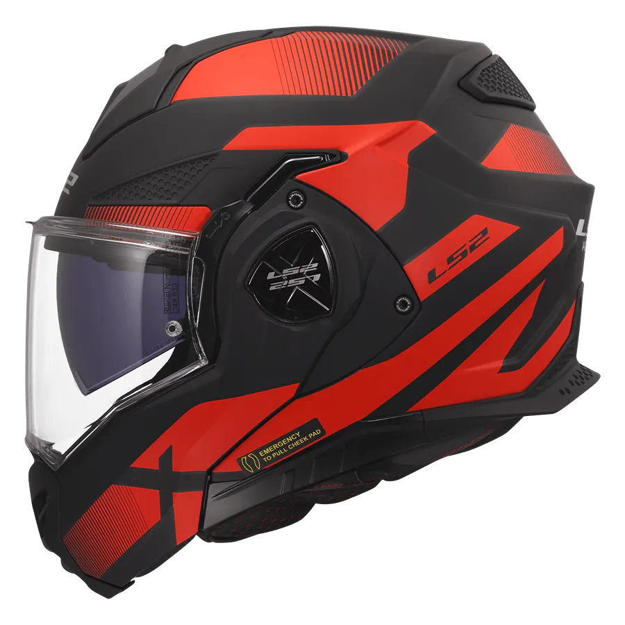 Casco LS2 FF901 Advant X Nova Negro/Rojo
