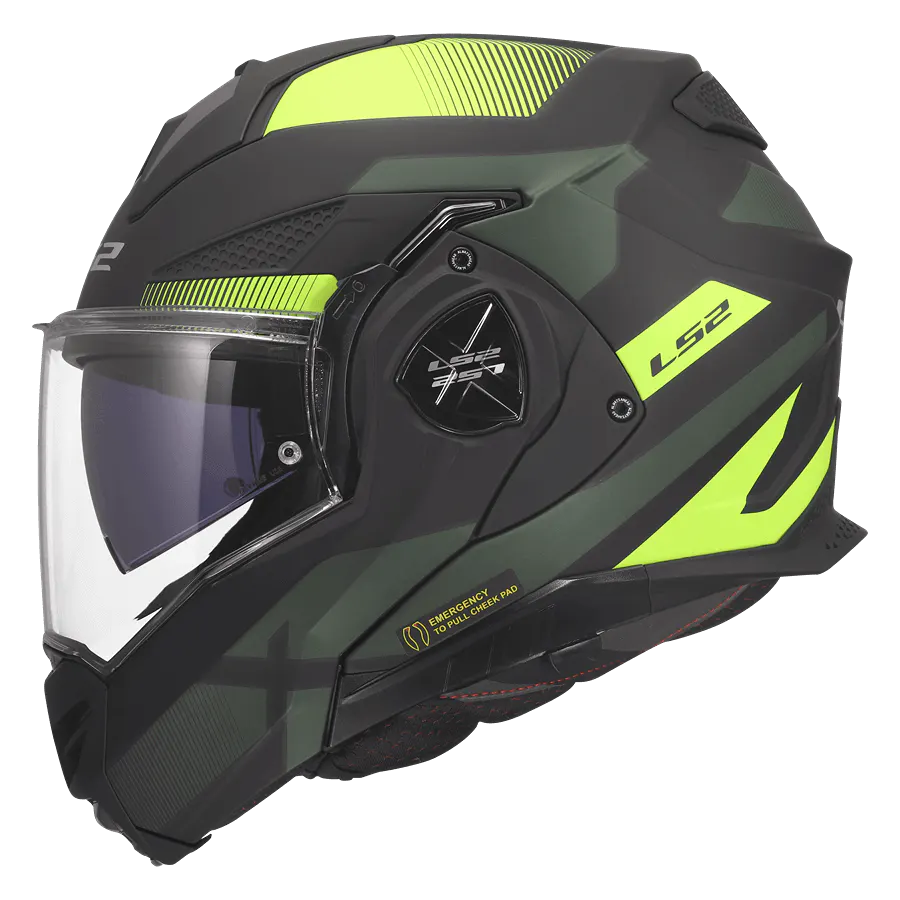 Casco LS2 FF901 Advant X Nova Negro/Amarillo mate