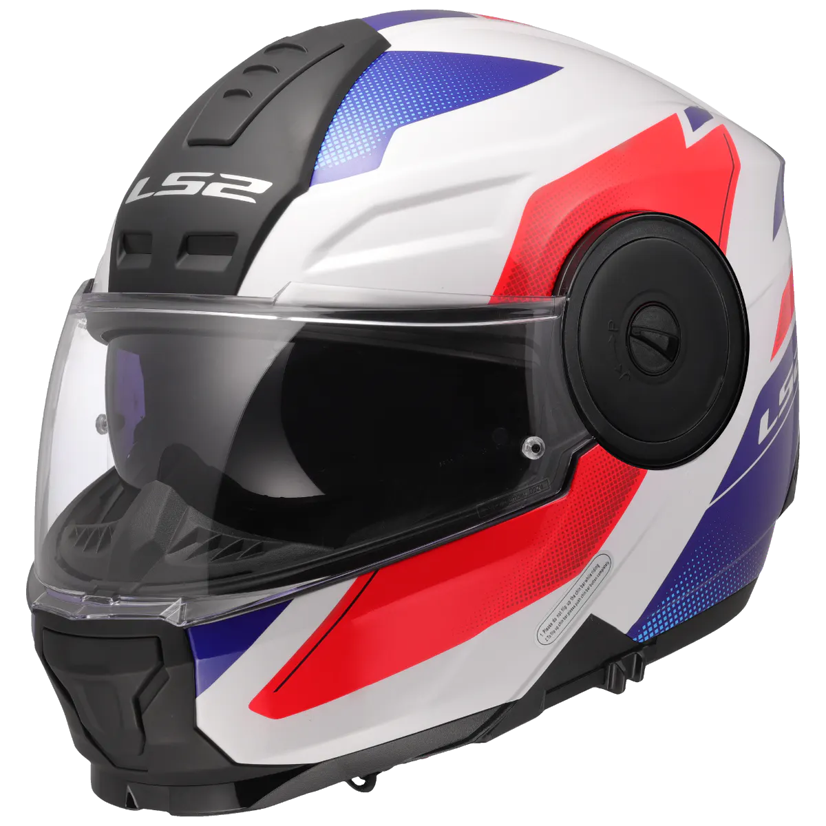 Casco LS2 FF902 Scope II Duria Blanco/Azul/Rojo brillo
