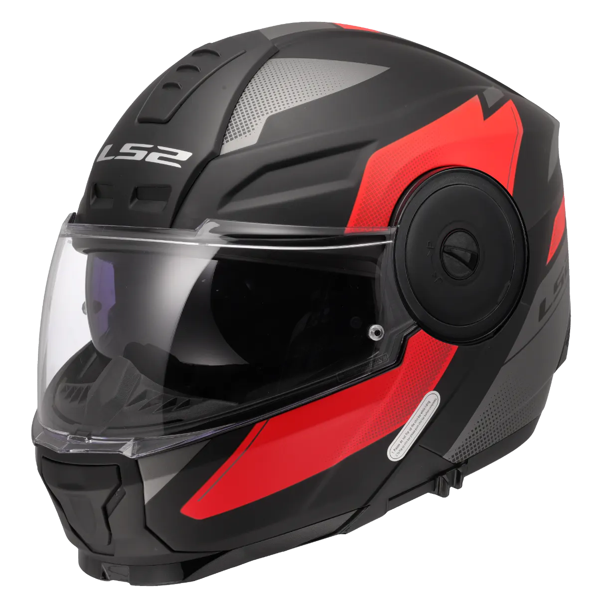 Casco LS2 FF902 Scope II Duria Negro/Rojo mate