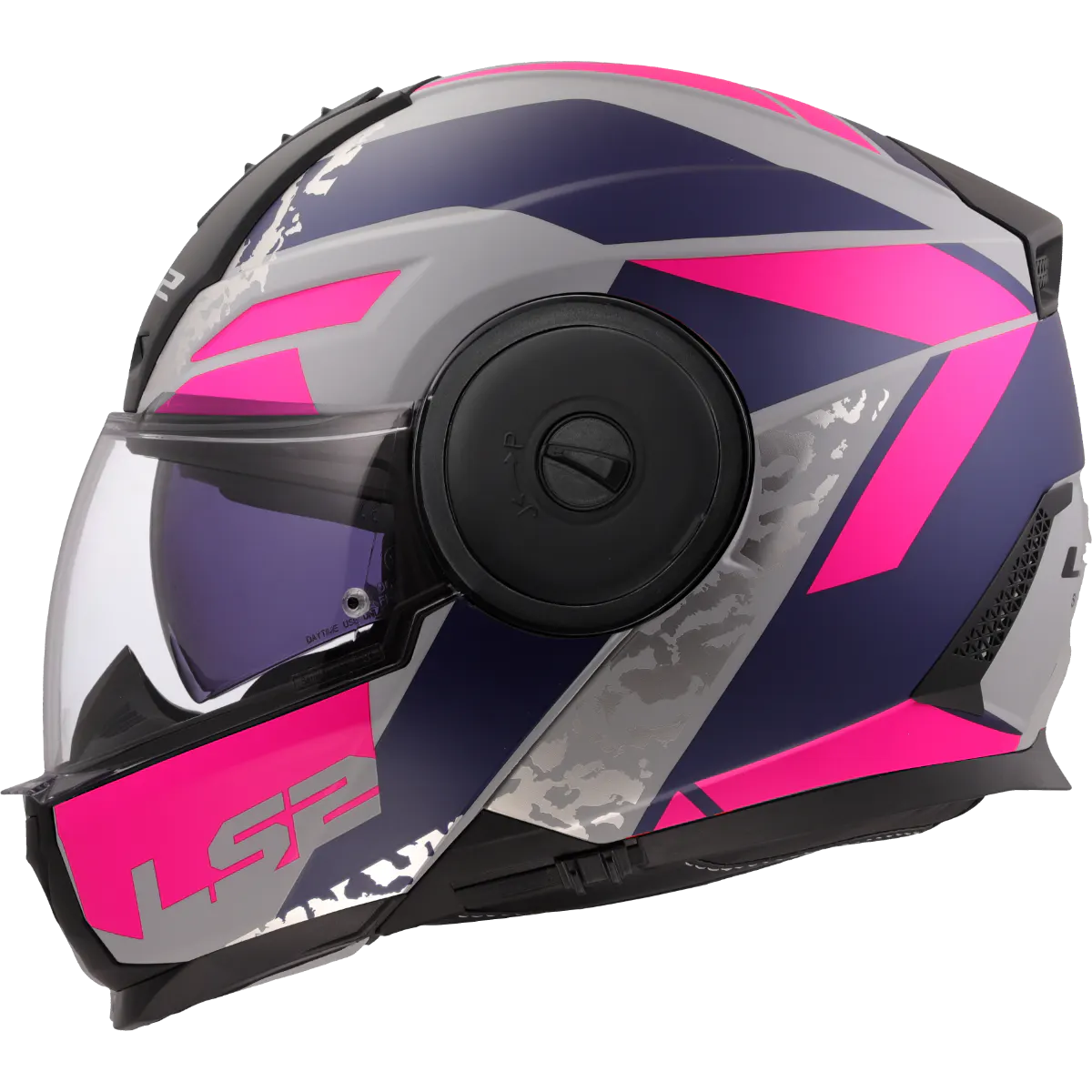 Casco LS2 FF902 Scope II Oxyd Gris/Azul/Rosa mate