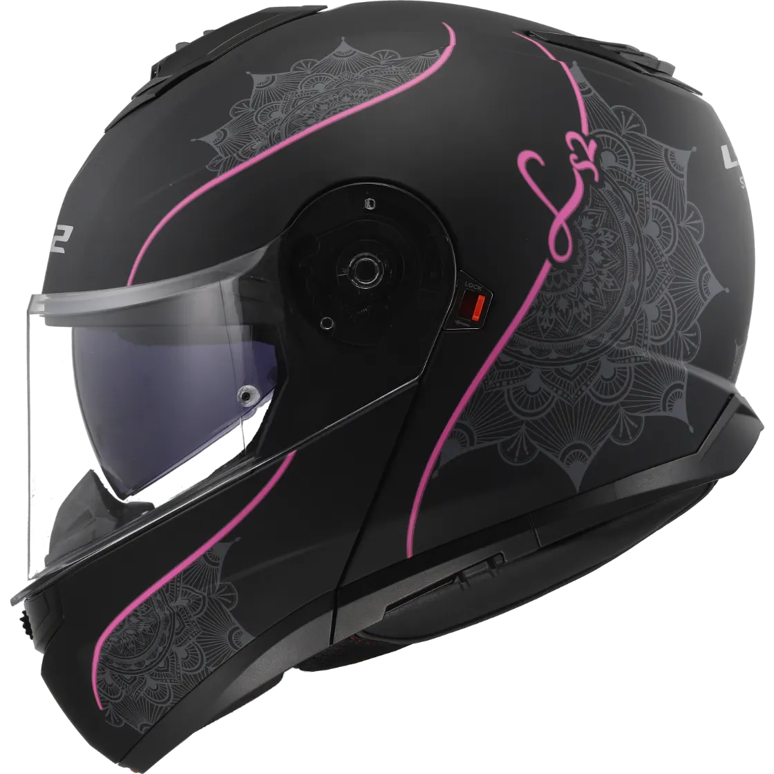 FF908 STROBE II LUX MATT BLACK PINK 2