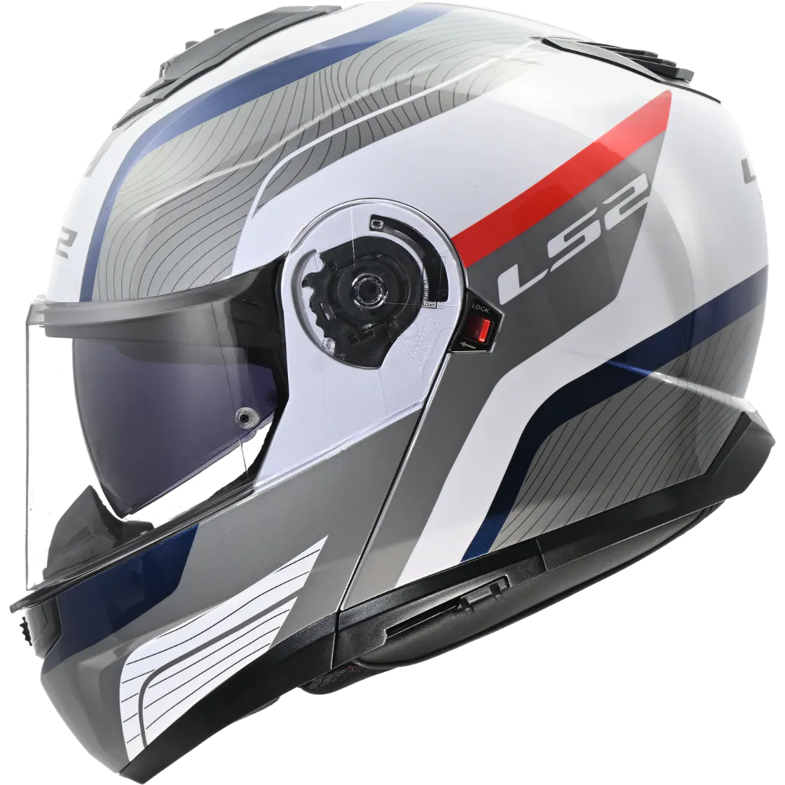 FF908 STROBE II MONZA WHITE BLUE RED