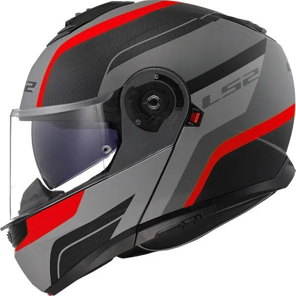 Casco LS2 FF908 Strobe II Monza Negro/Rojo/Gris