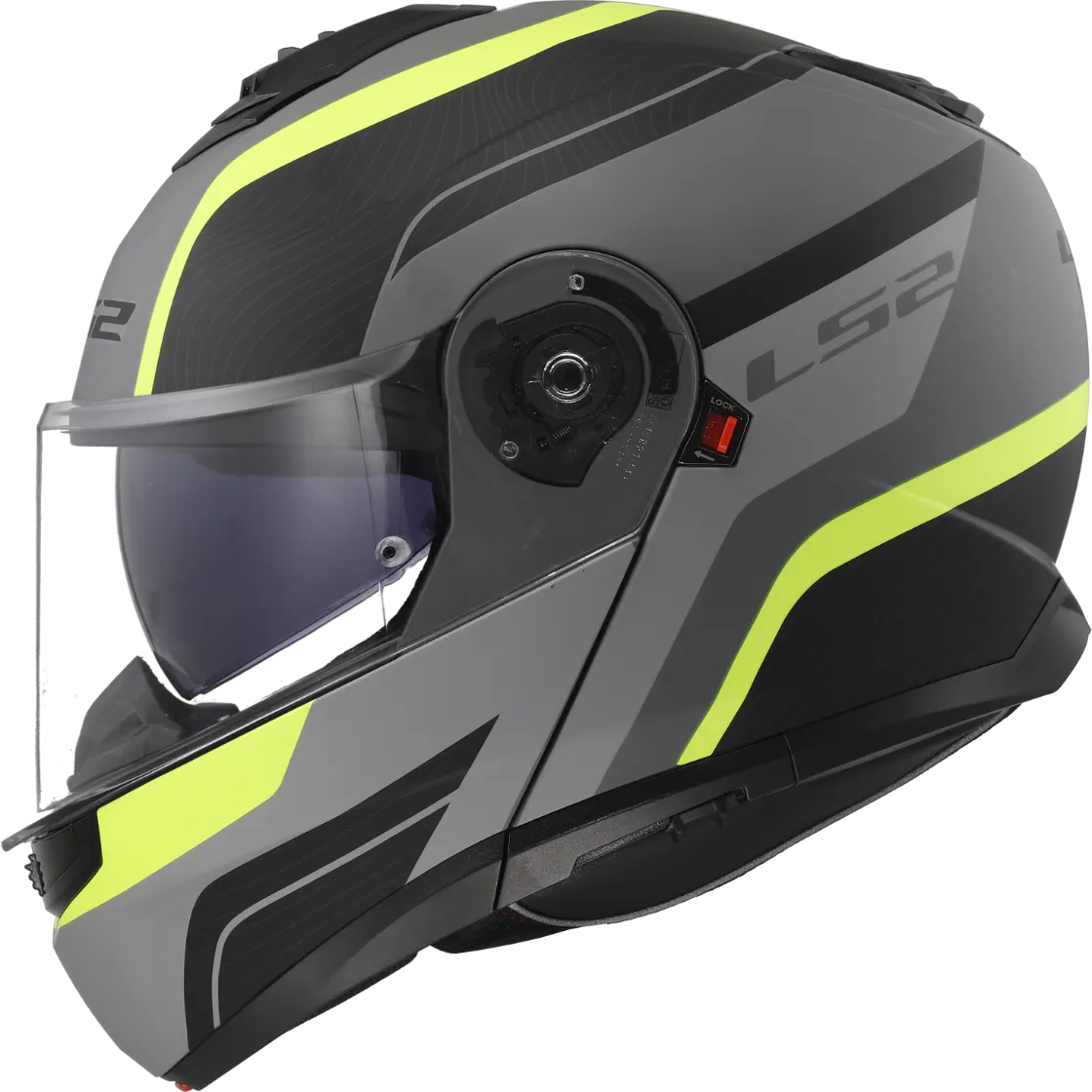 FF908 STROBE II MONZA MATT BLACK HI VIS YELLOW 2