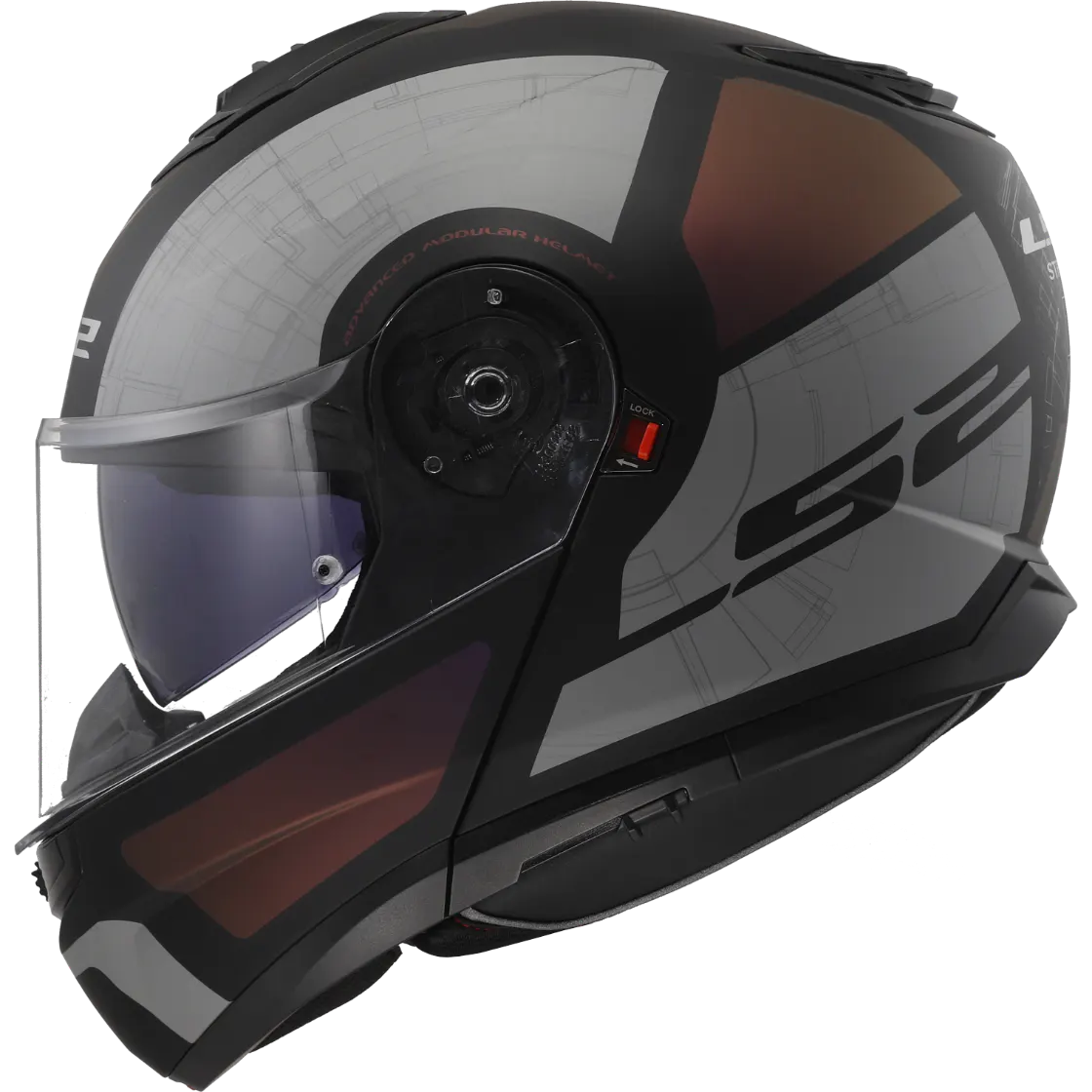 FF908 STROBE II ORION MATT BLACK PURPLE BLUE 2