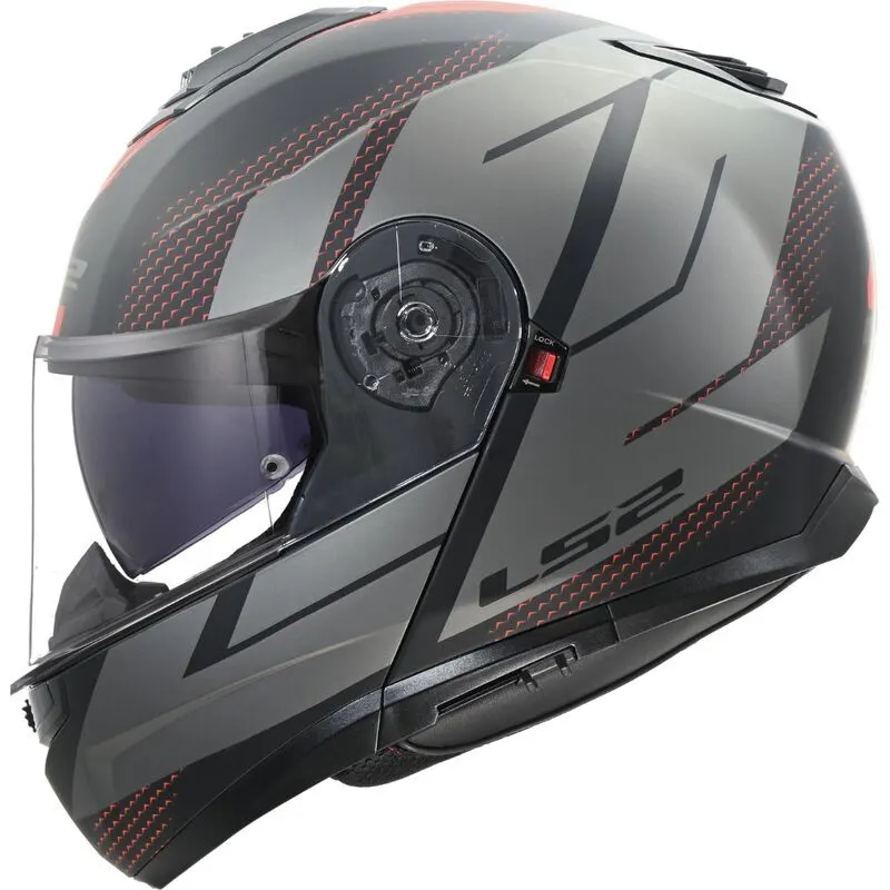 Casco LS2 FF908 Strobe II Code Negro/Gris mate