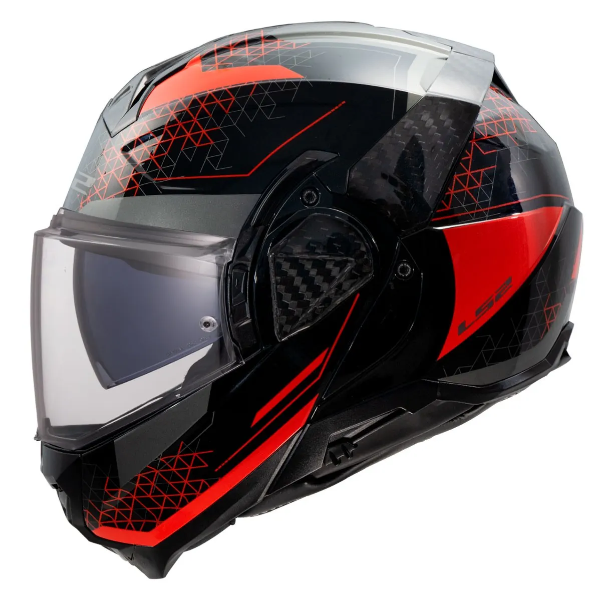 Casco LS2 FF910 Advant II Astral Rojo brillo
