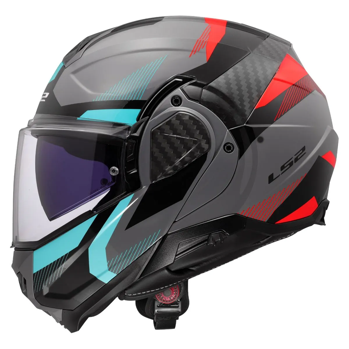 Casco LS2 FF910 Advant II Triple Nardo/Azul/Rojo brillo