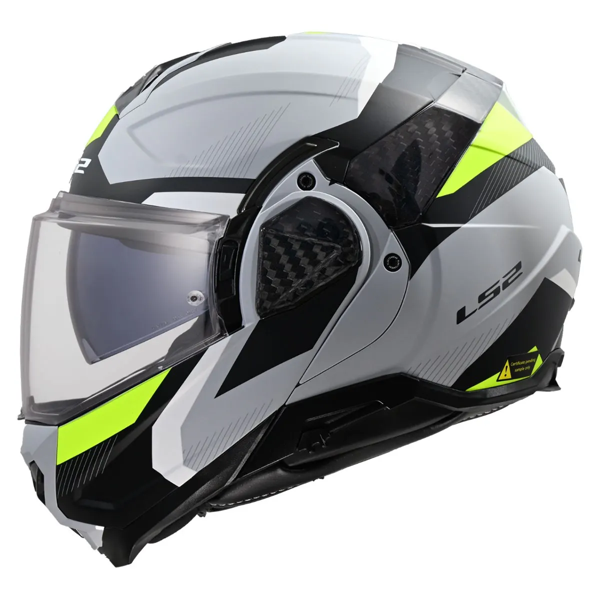 Casco LS2 FF910 Advant II Triple Gris/Amarillo mate