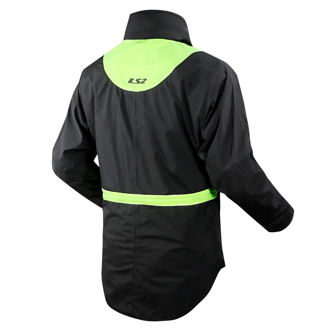 X-RAIN JACKET BLACK H-V YELLOW HI-VI YELLOW 2