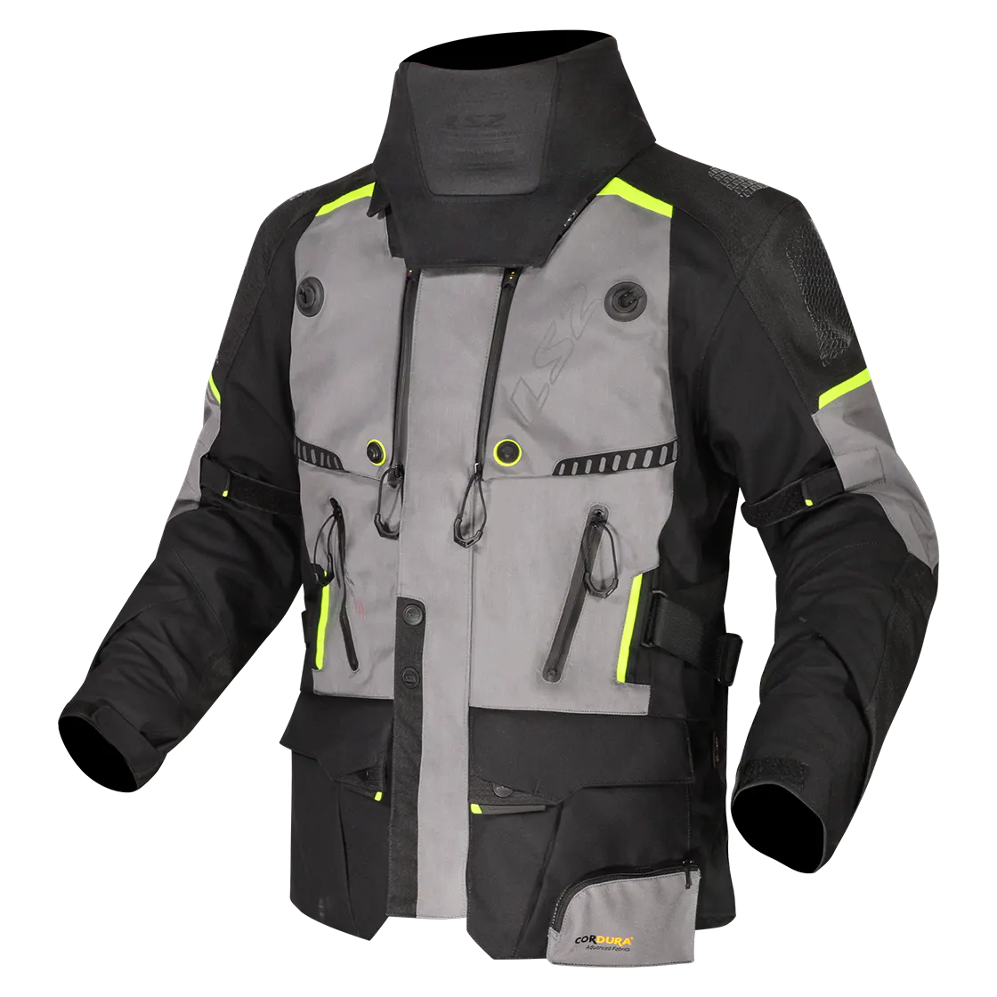 APOLLO BLACK DARK GREY HI VIS YELLOW